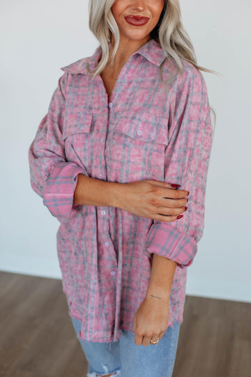 Amrie Flannel Top