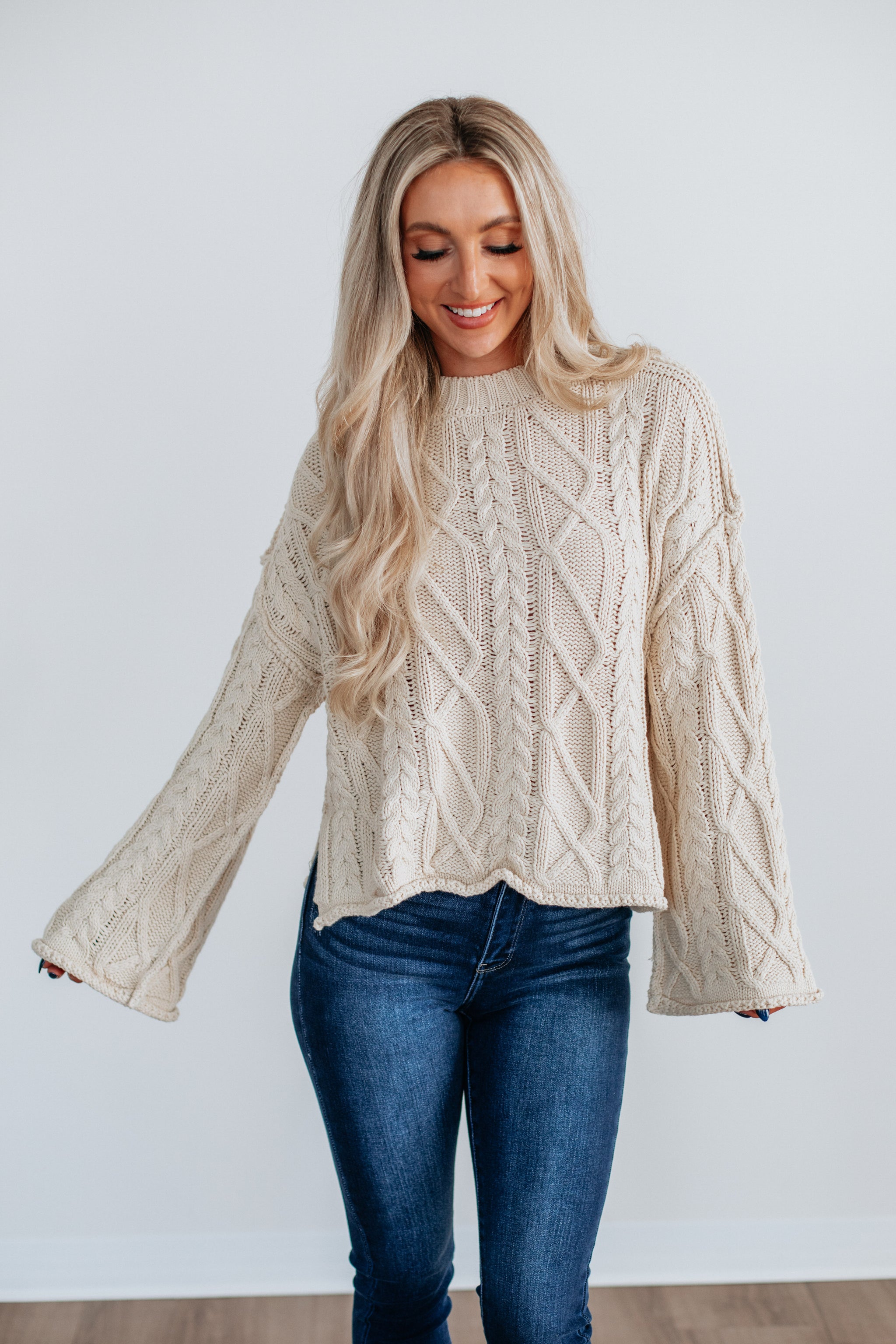 Anna Cable Knit Sweater