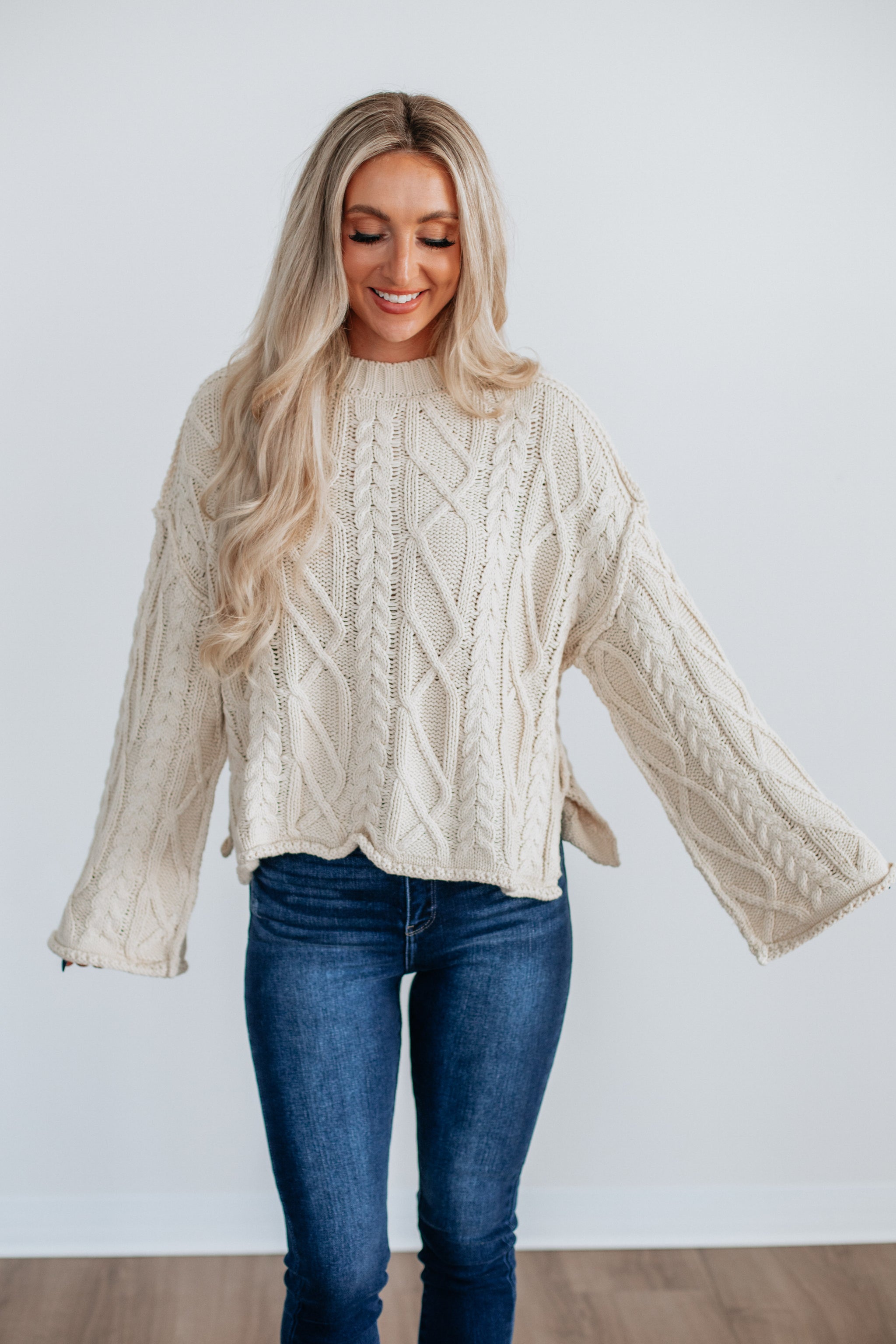 Anna Cable Knit Sweater