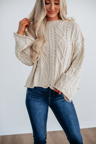 Anna Cable Knit Sweater