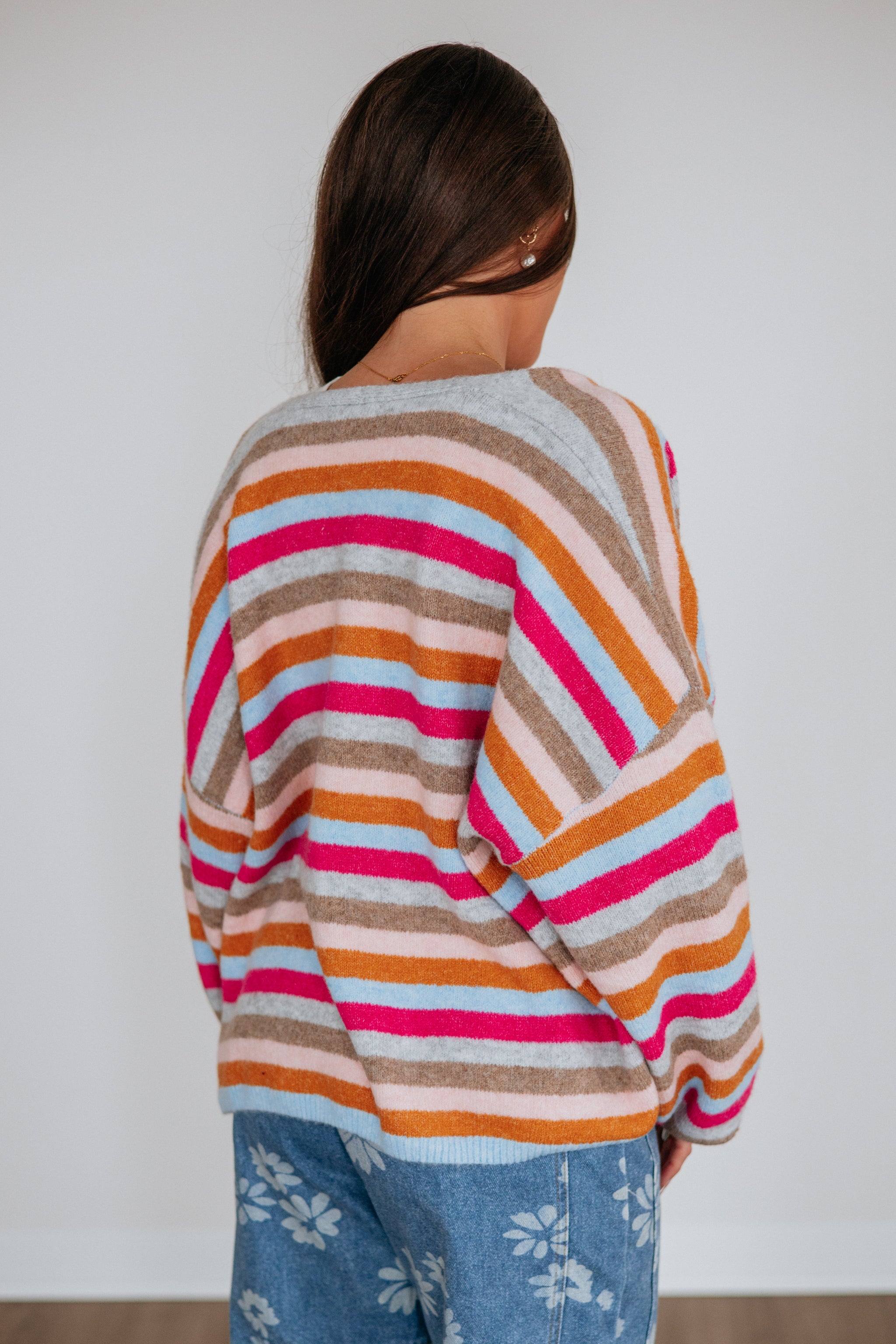Claribel Striped Cardigan