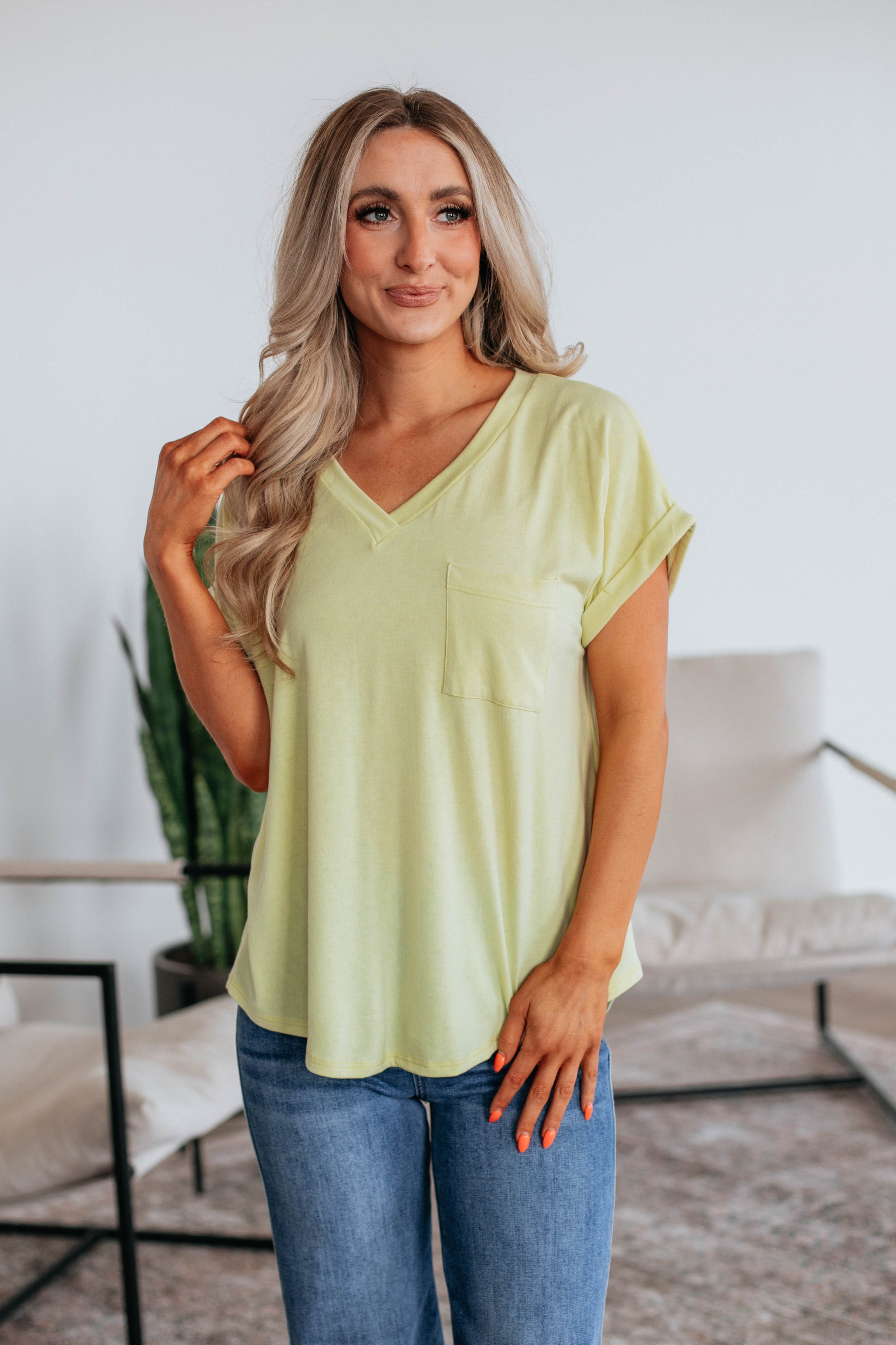Ardell Basic Tee - Limeade