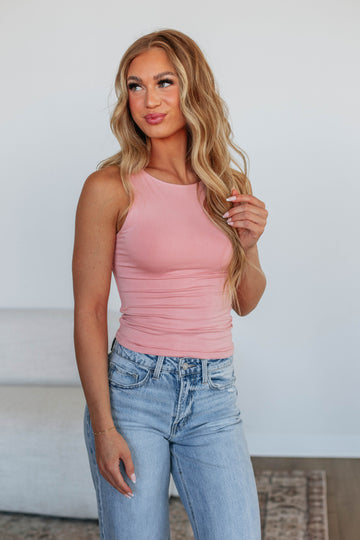 Ariel Basic Tank - Blush