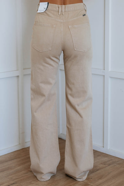 Arlo KanCan Wide Leg Jeans - Sand