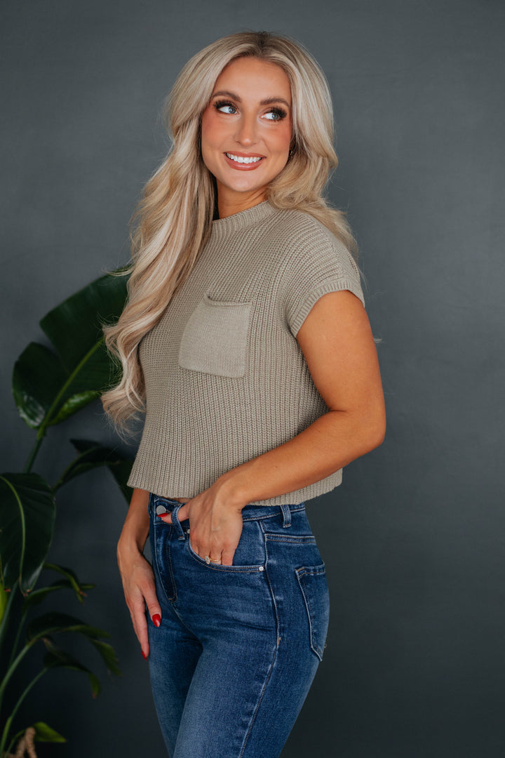 Artis Knit Top - Artichoke