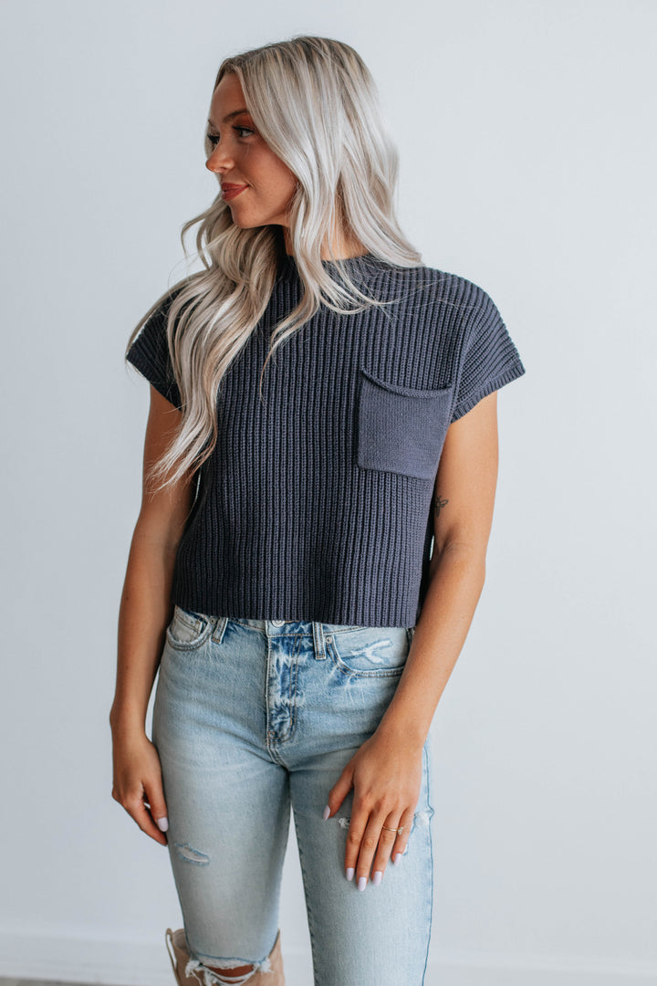 Artis Knit Top - Navy