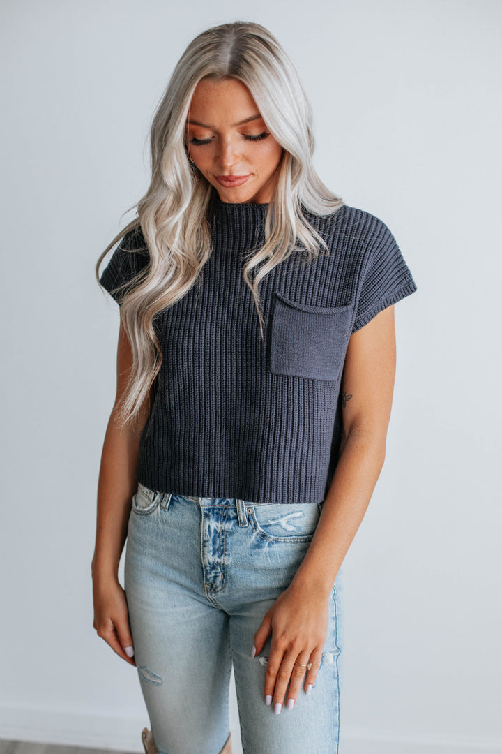 Artis Knit Top - Navy