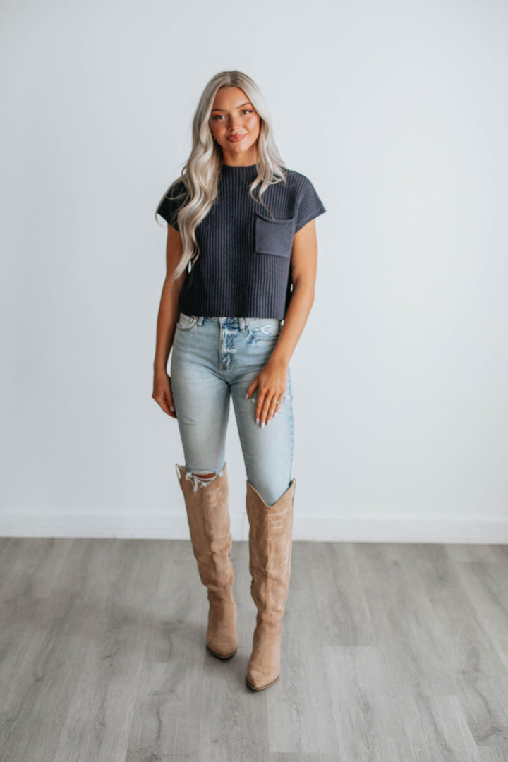 Artis Knit Top - Navy