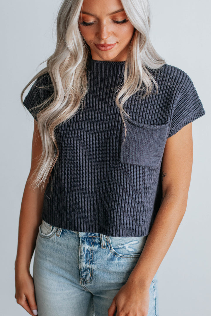 Artis Knit Top - Navy