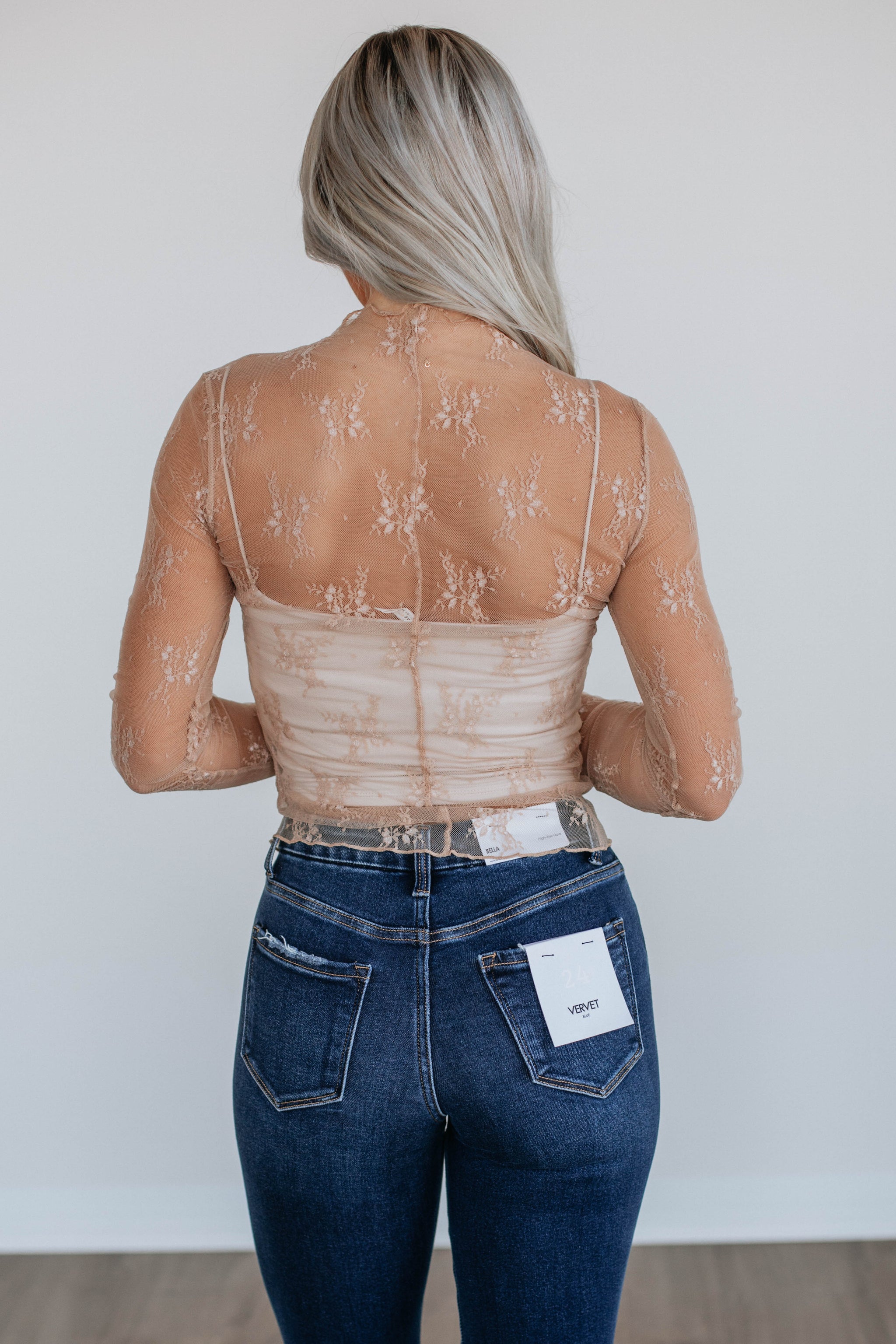 Asa Lace Top - Beige