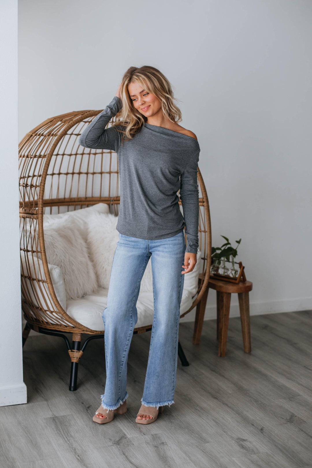 Audra Top - Grey
