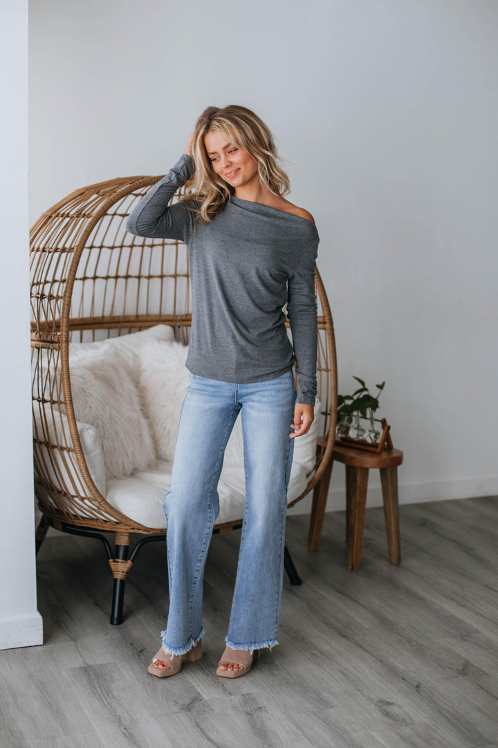 Audra Top - Grey