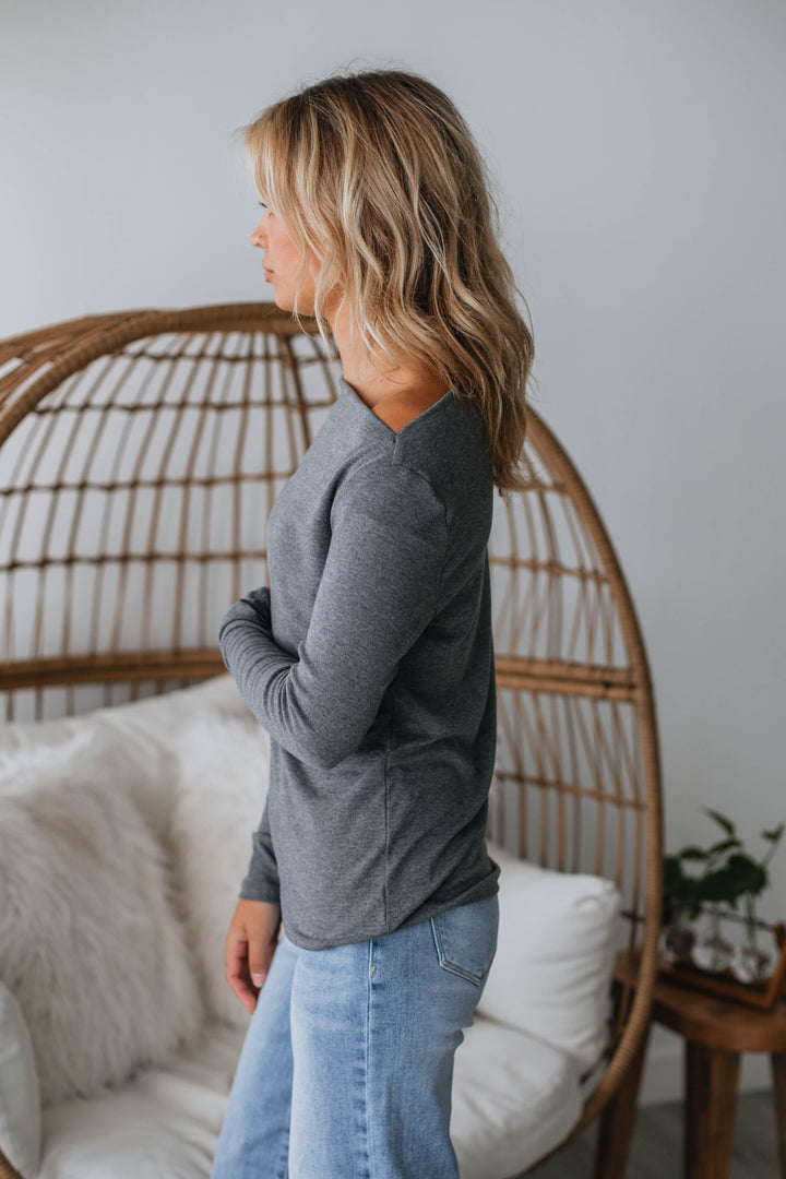 Audra Top - Grey