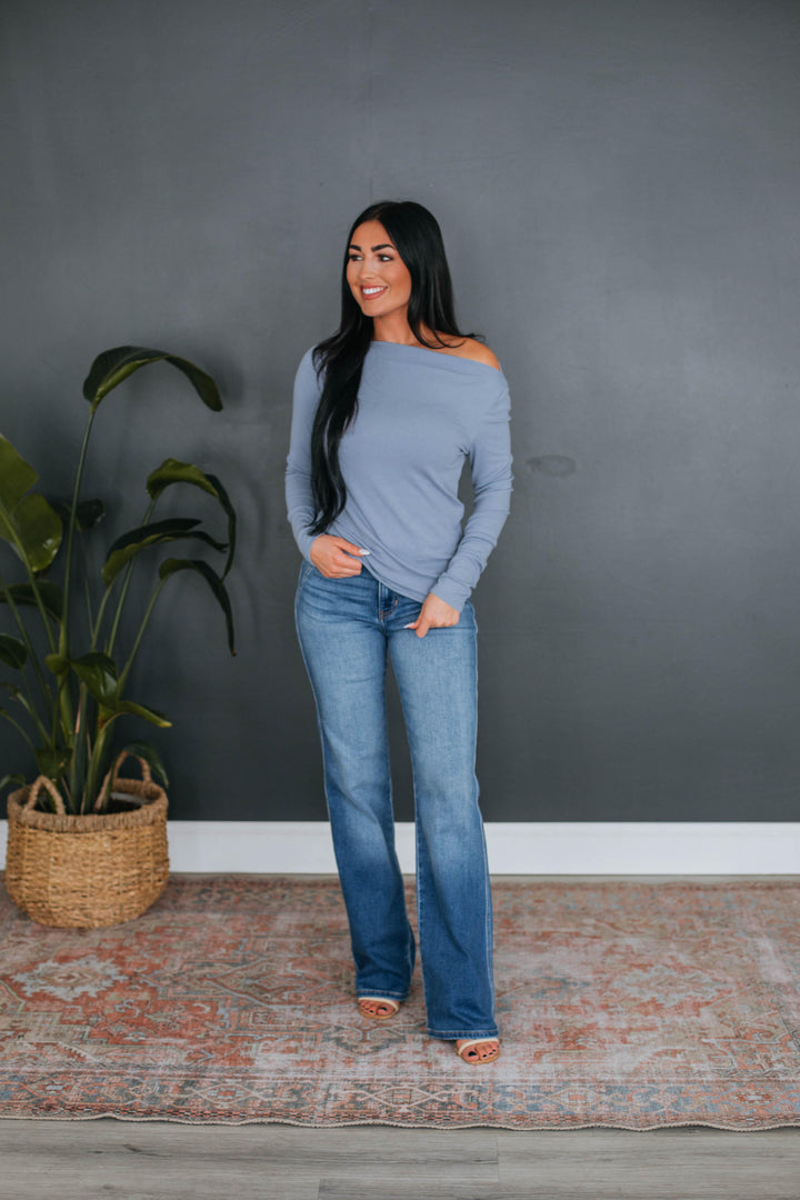Audra Top - Sky Blue