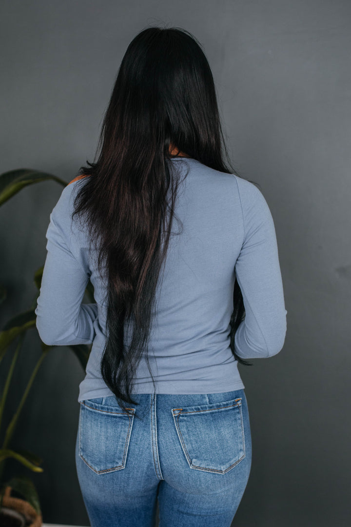 Audra Top - Sky Blue