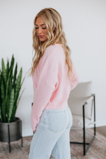 Brooke Cardigan - Baby Pink