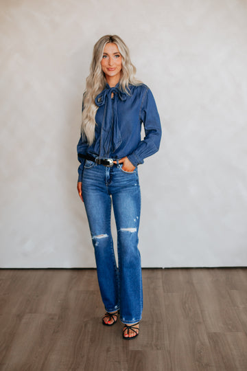 Johnilyn Denim Top