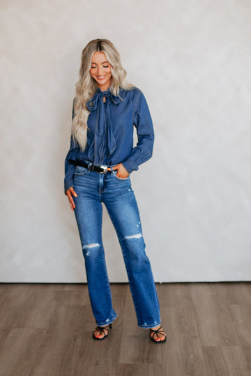Johnilyn Denim Top