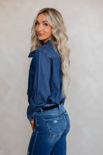 Johnilyn Denim Top