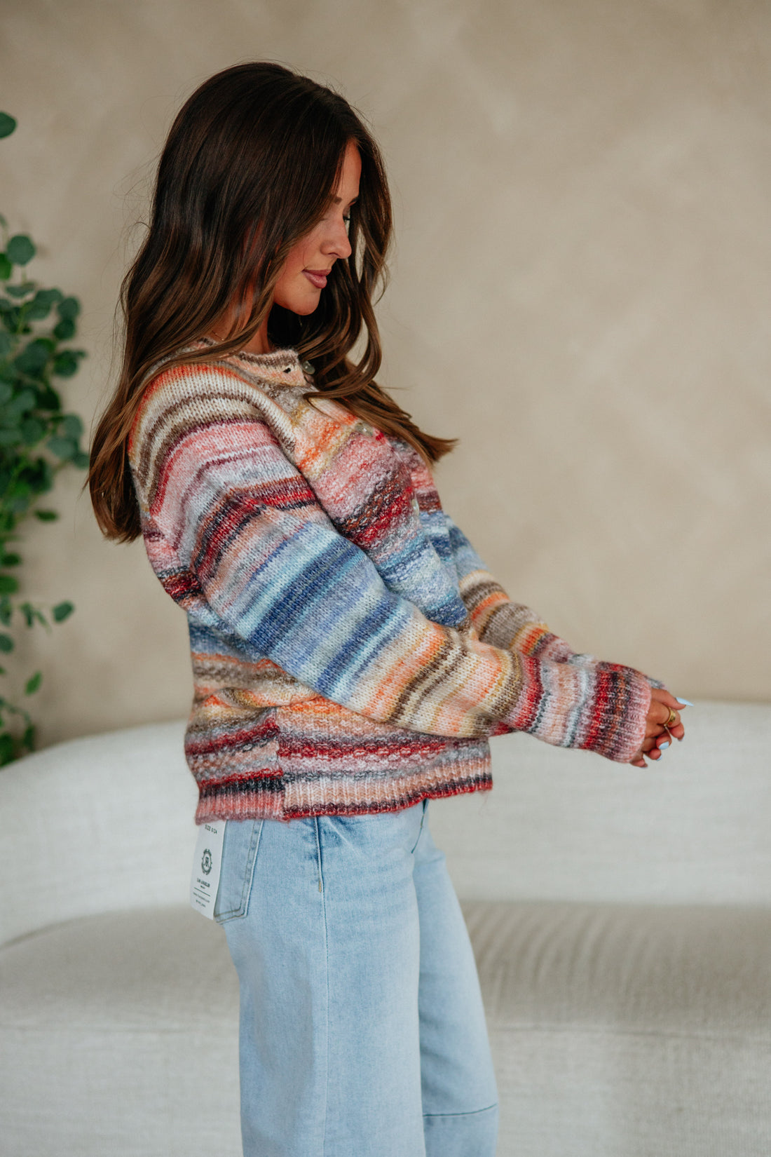 Alani Striped Cardigan