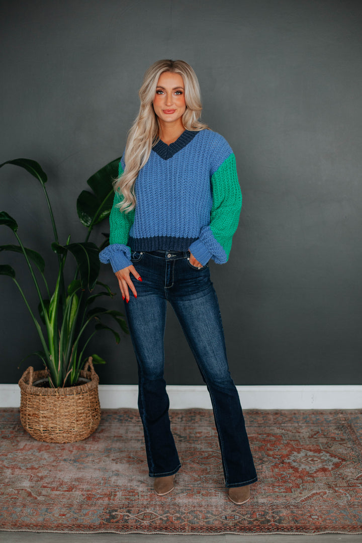 Aurelia Colorblock Sweater