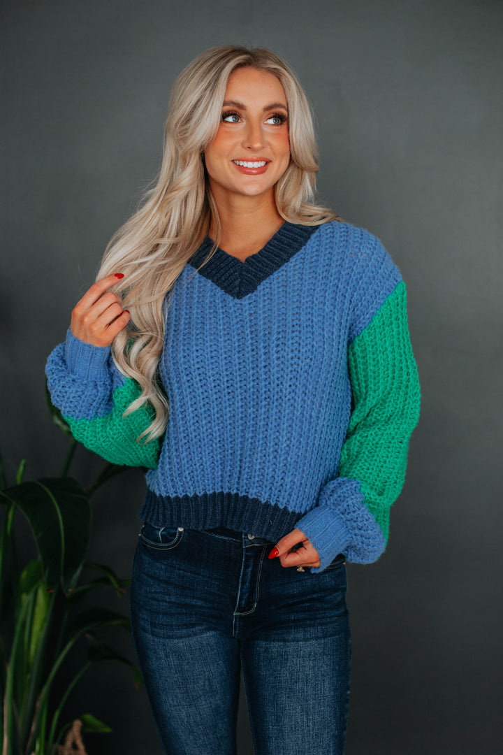 Aurelia Colorblock Sweater
