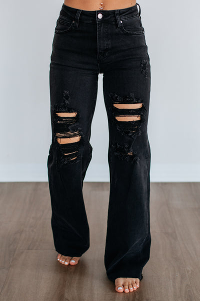 Avril Risen Jeans - Vintage Black – Wild Oak Boutique