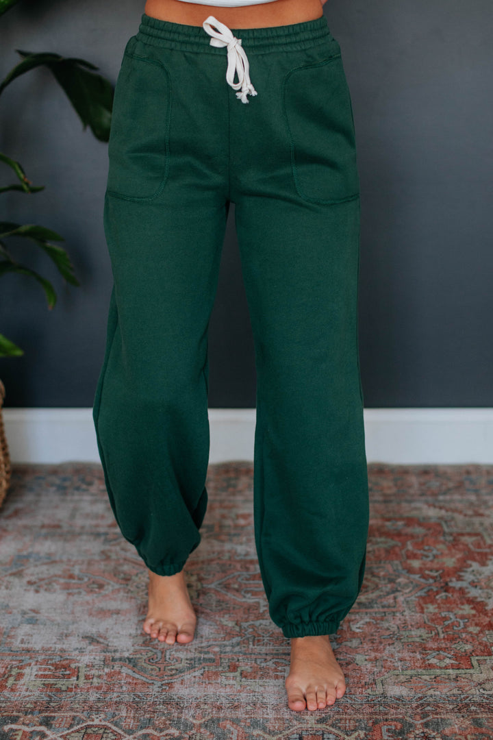Ayden Lounge Joggers - Hunter Green