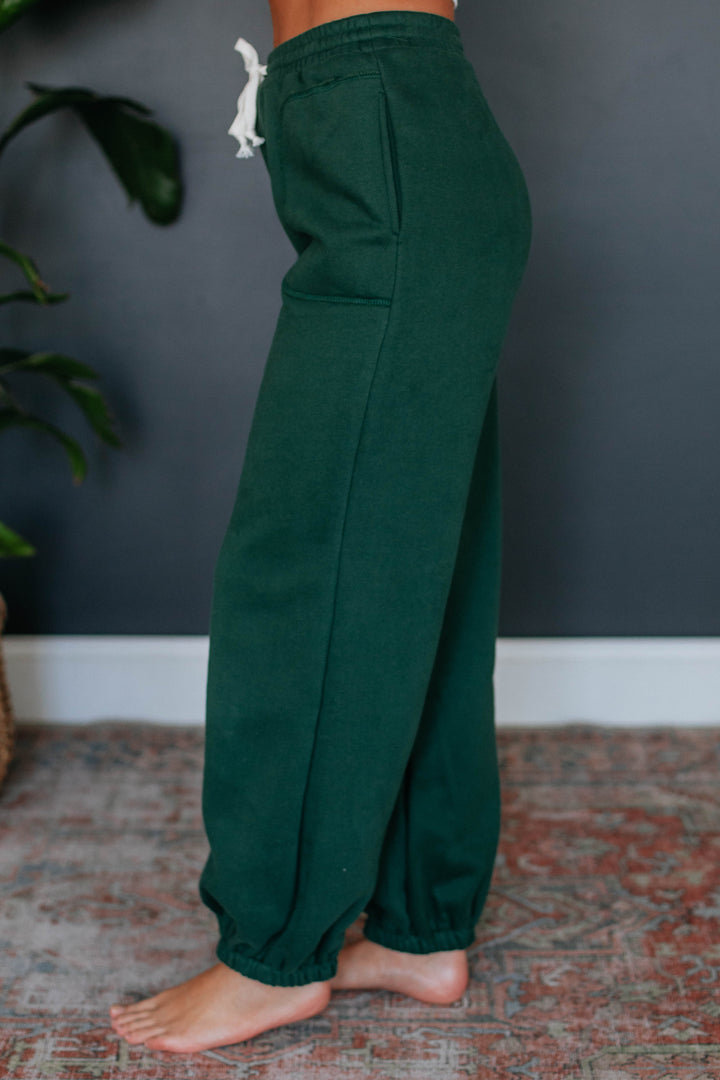 Ayden Lounge Joggers - Hunter Green