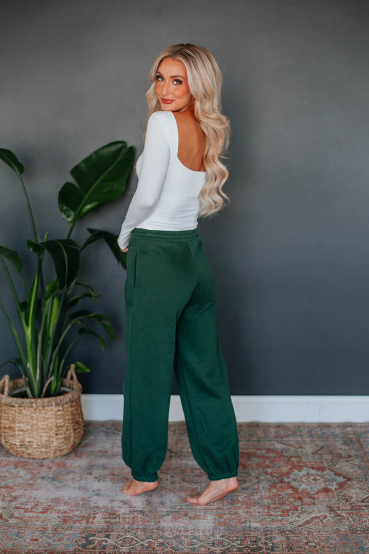 Ayden Lounge Joggers - Hunter Green