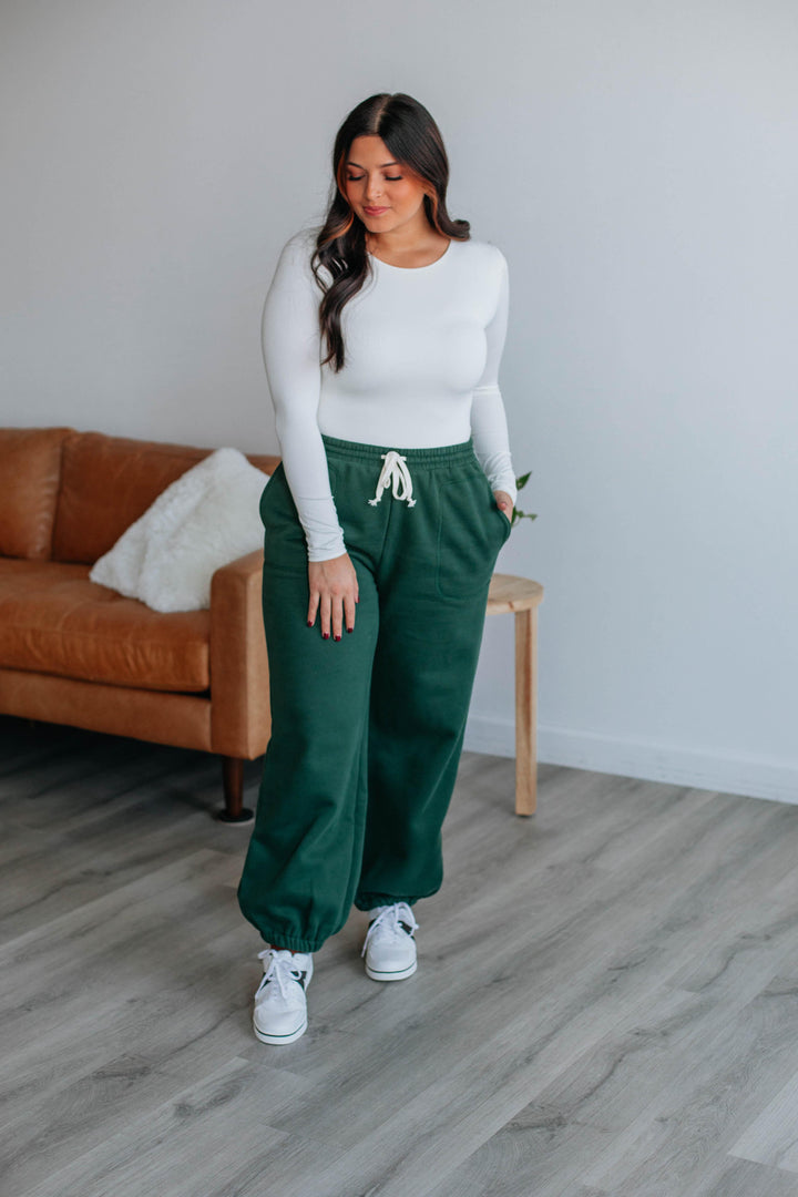 Ayden Lounge Joggers - Hunter Green