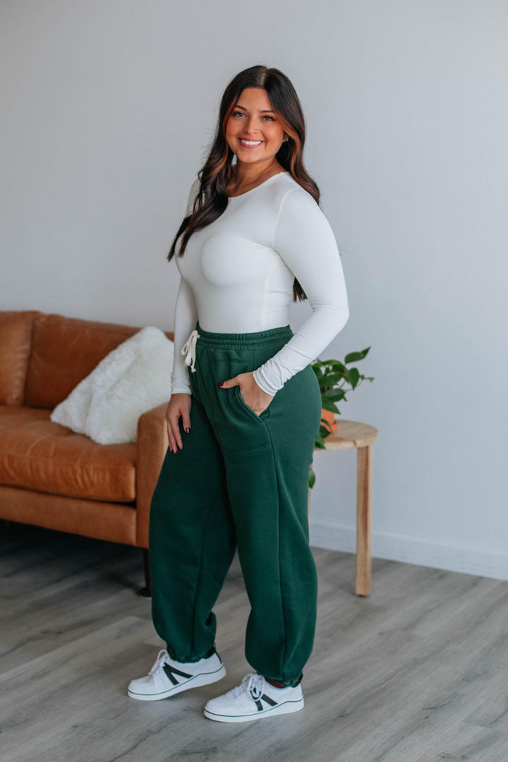 Ayden Lounge Joggers - Hunter Green
