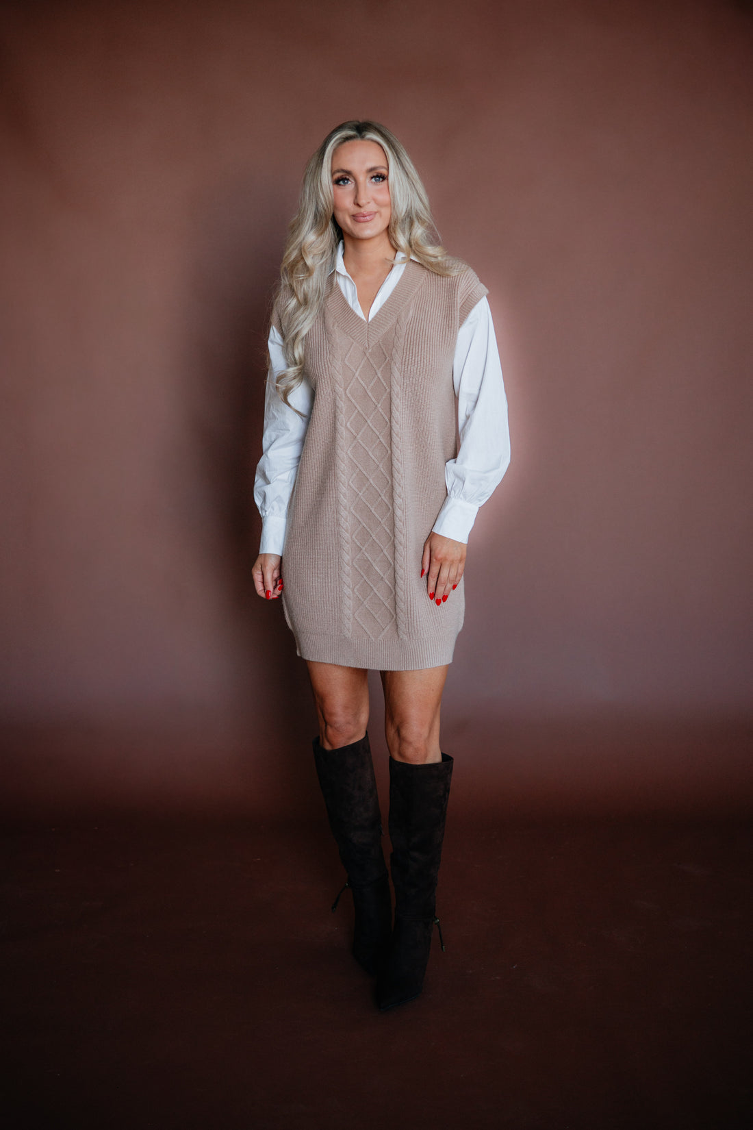 Jaime Contrast Dress