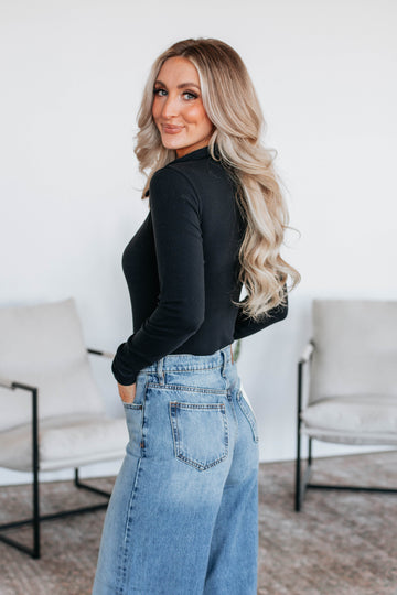 Been Awhile Bodysuit - Black