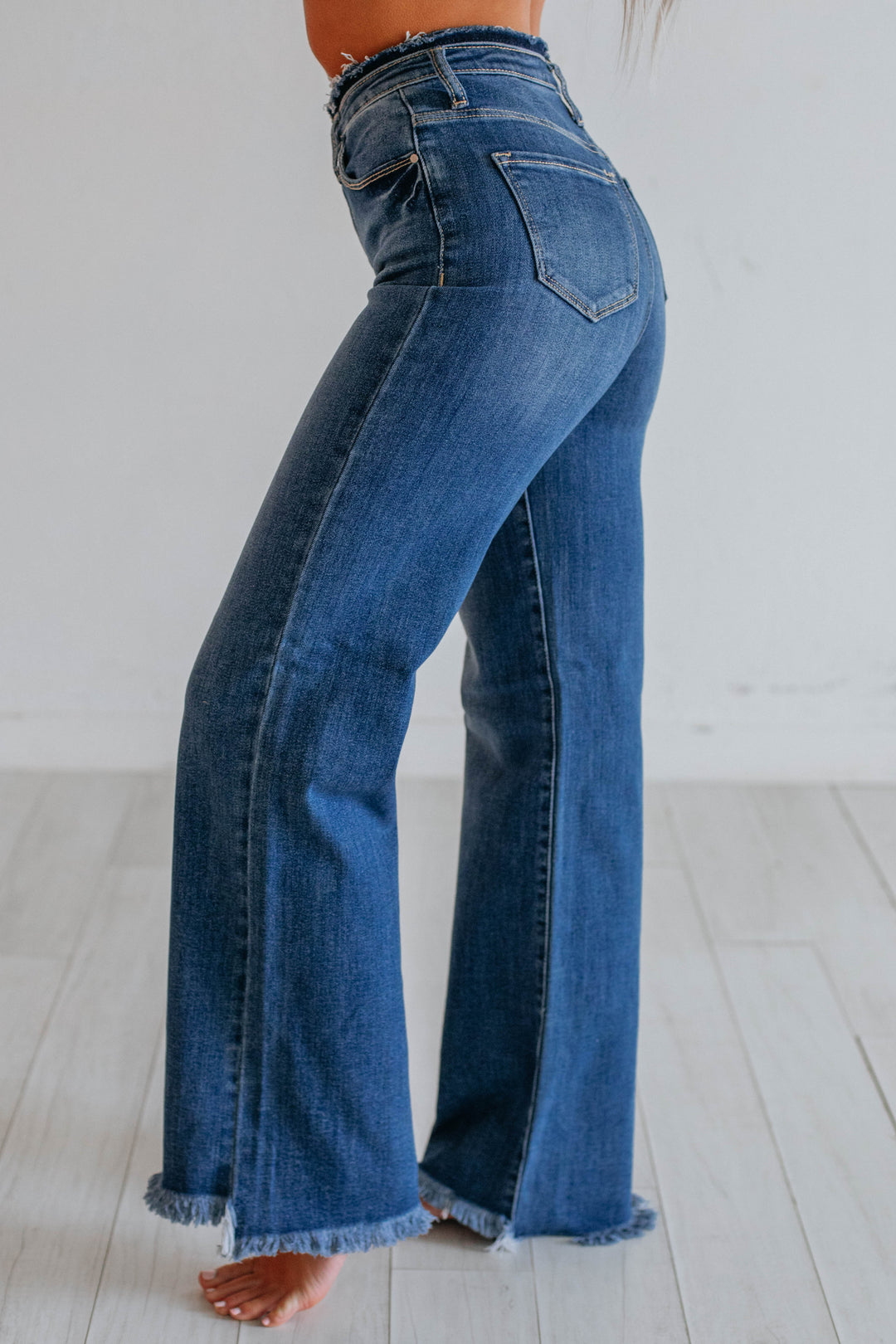 Blaire Risen Jeans Dark Wash Wild Oak Boutique