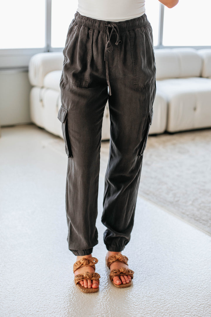 Bodie Cargo Joggers - Charcoal