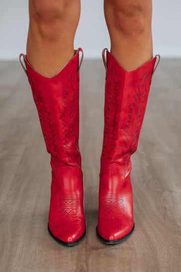 Not My First Rodeo Cowgirl Boots