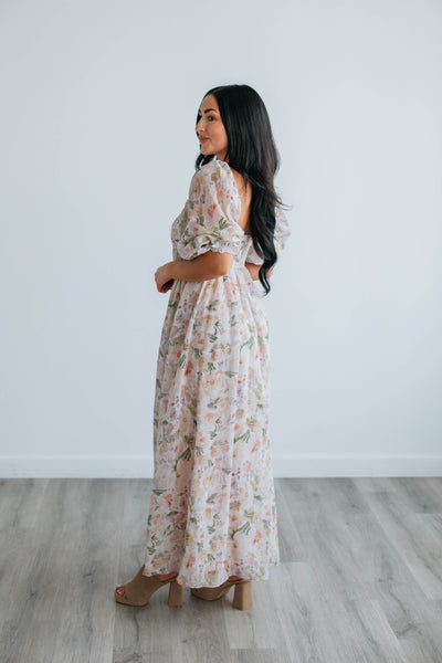 Breanna Floral Babydoll Dress