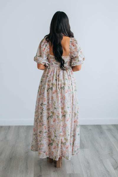 Breanna Floral Babydoll Dress