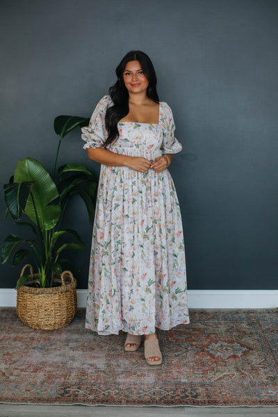 Breanna Floral Babydoll Dress