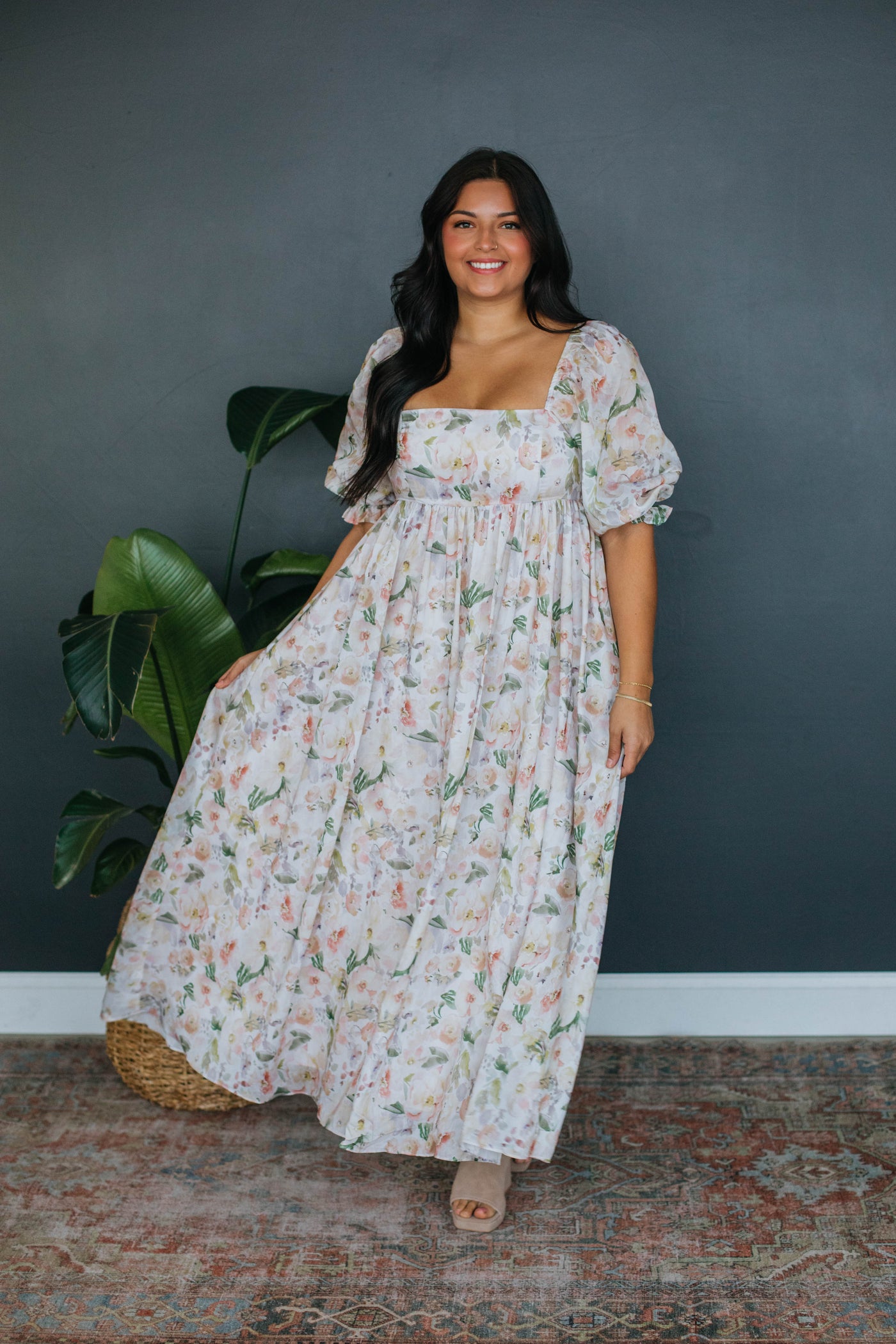 Breanna Floral Babydoll Dress