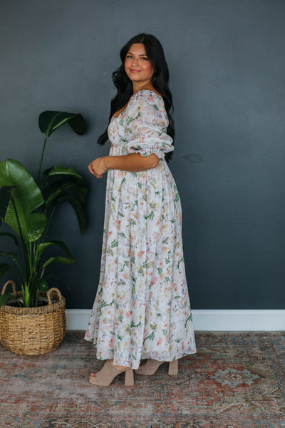 Breanna Floral Babydoll Dress
