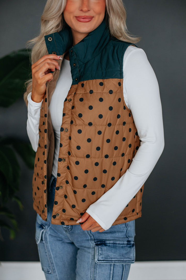 Brenda Polka Dot Vest