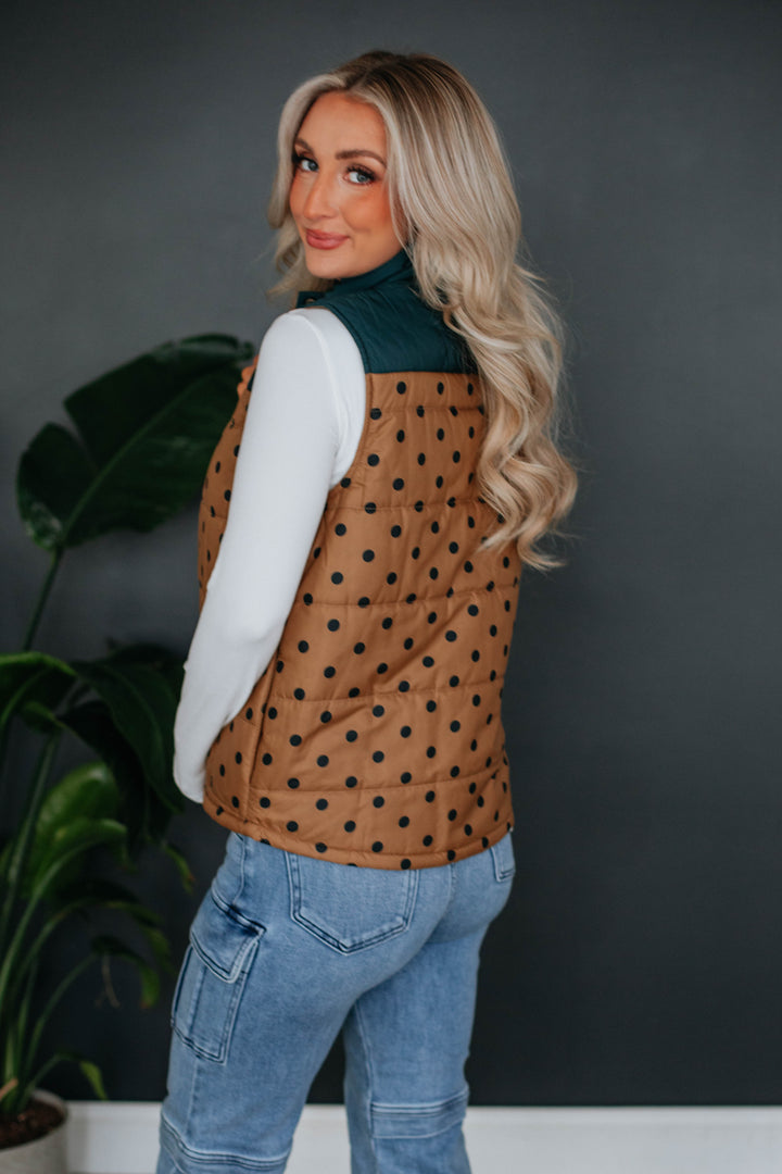 Brenda Polka Dot Vest