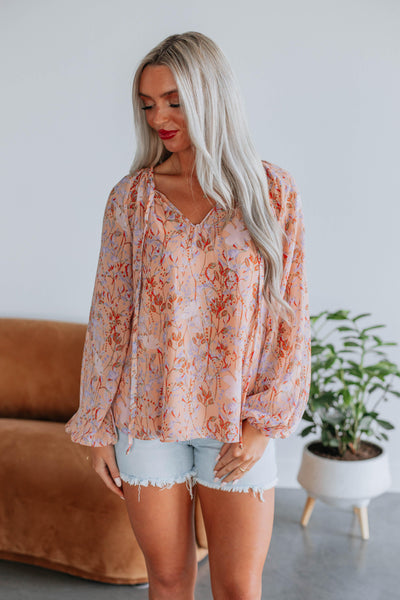Breslin Floral Top