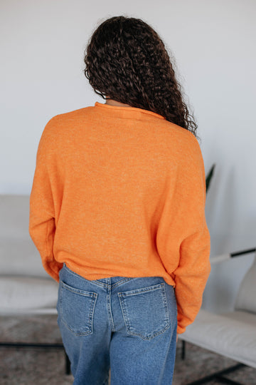 Brooke Cardigan - Tangerine