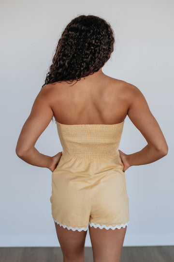 Lissa Linen Romper