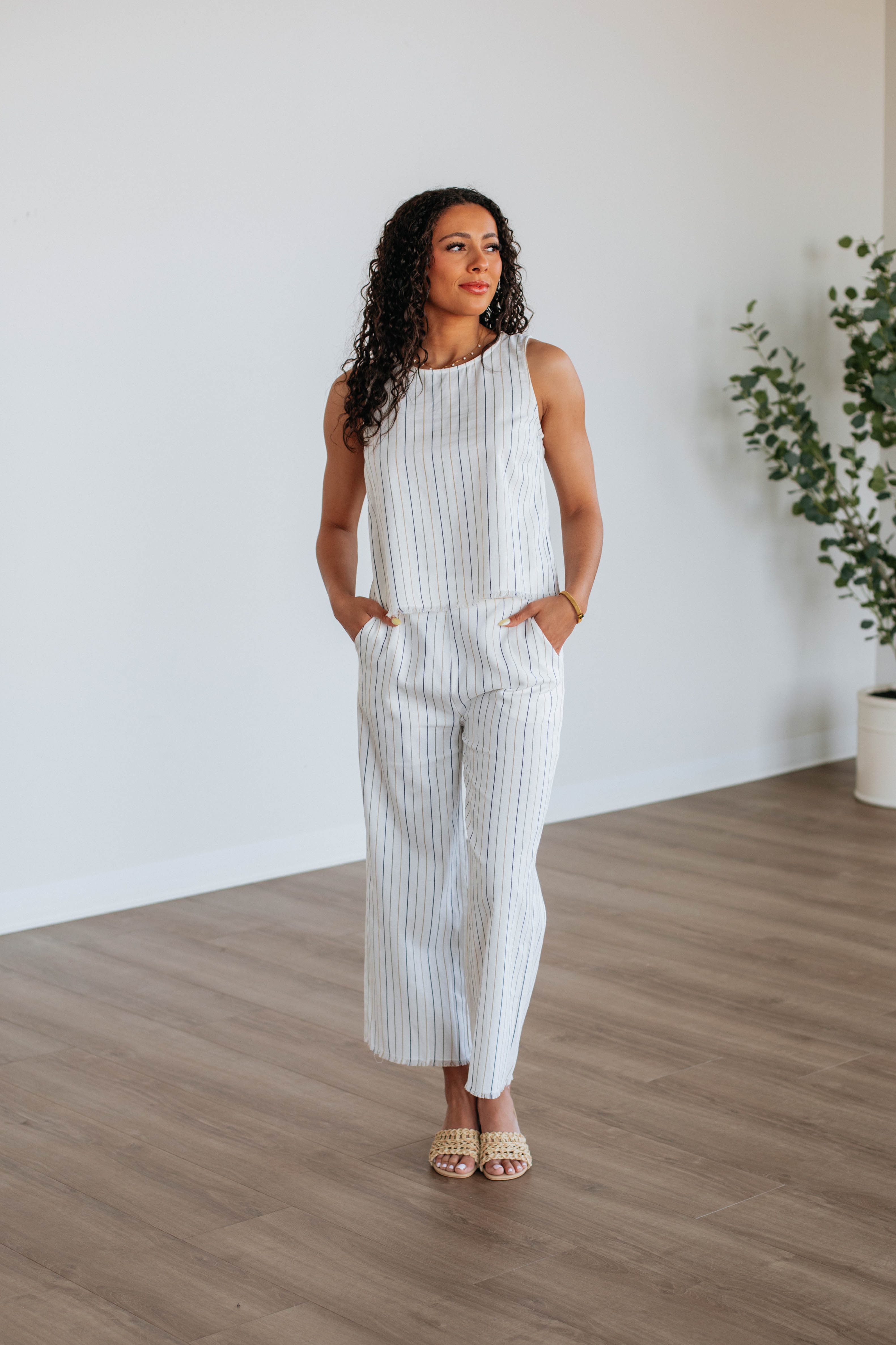 Reyna Striped Pants