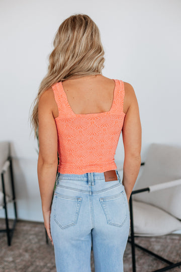 Yours Truly Tank - Coral