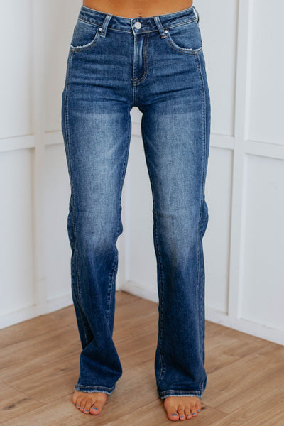 Calina Risen Jeans - Dark Wash